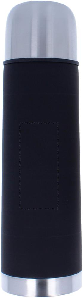 Partie noire de la bouteille