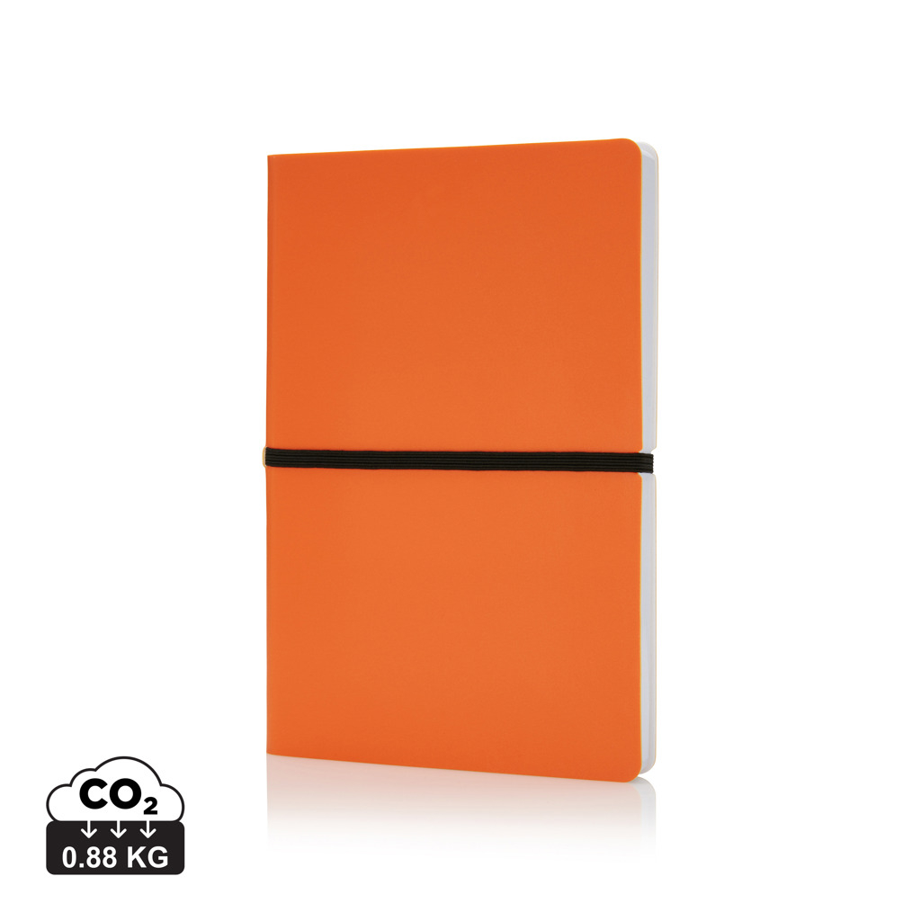 Carnet de notes A5 publicitaire bicolore Orange