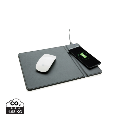 Tapis de souris avec chargeur à induction 5W publicitaire