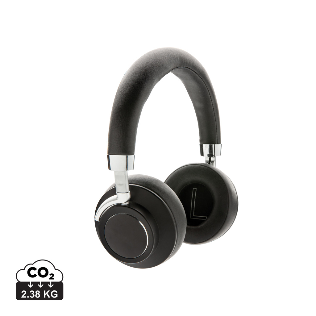 Casque audio publicitaire Bluetooth - Aria Noir