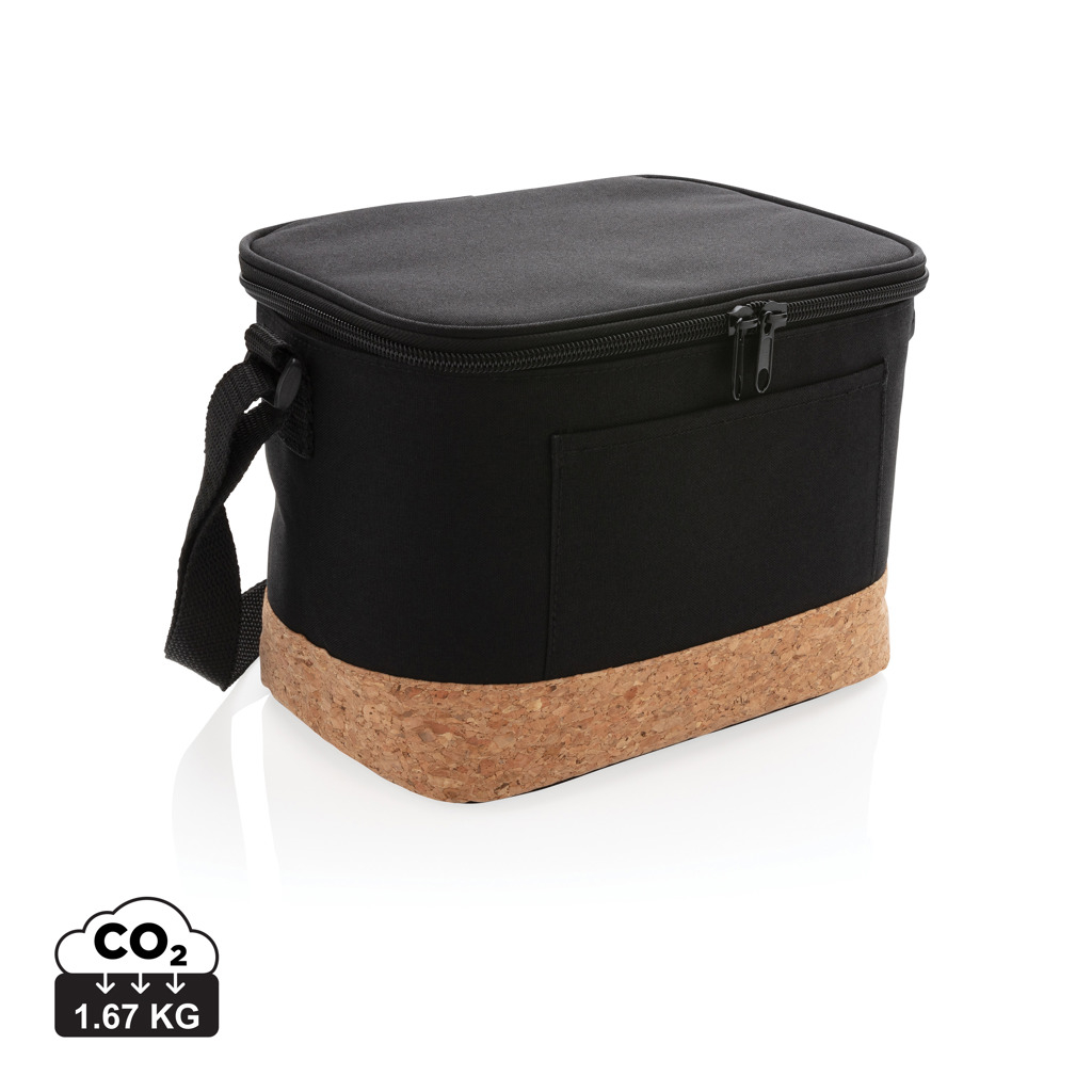 Sac isotherme publicitaire finition liège Noir