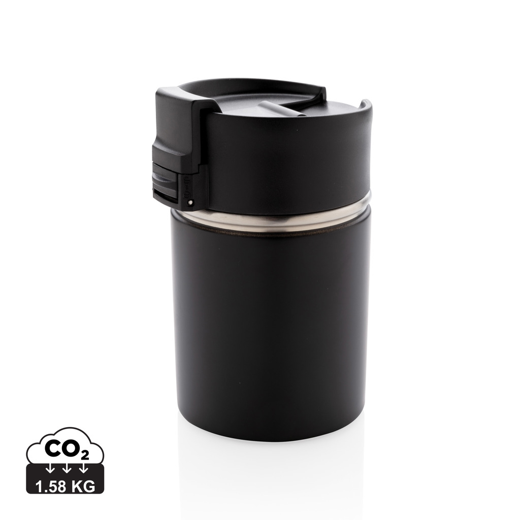 Tasse de voyage publicitaire isotherme 220 ml- Bogota Noir