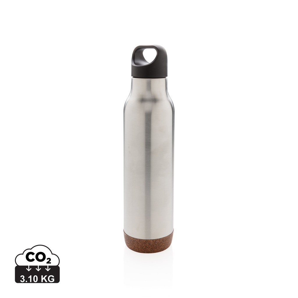 Bouteille isotherme étanche publicitaire 600 ml - Liège Argent
