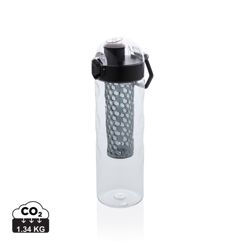 Bidon à infusion personnalisable 700 ml - Honeycomb Noir
