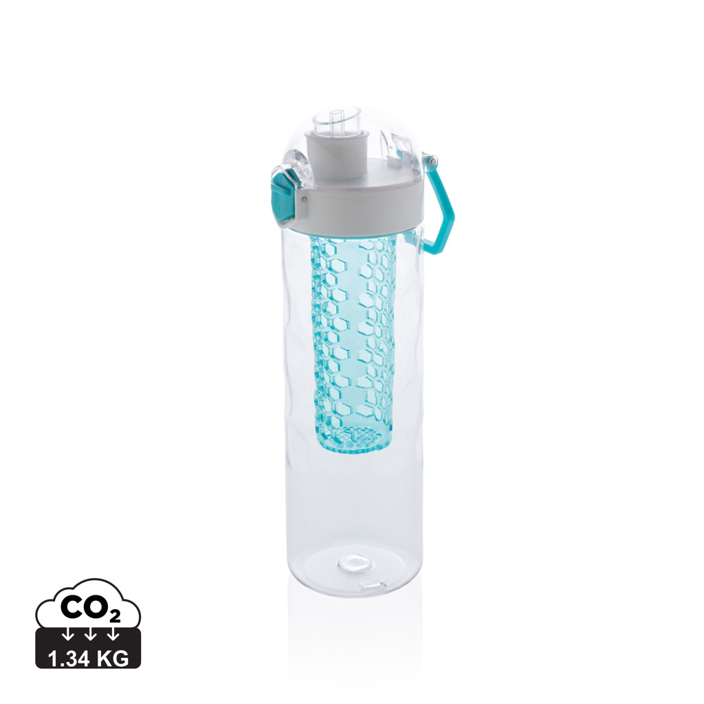 Bidon à infusion personnalisable 700 ml - Honeycomb Turquoise