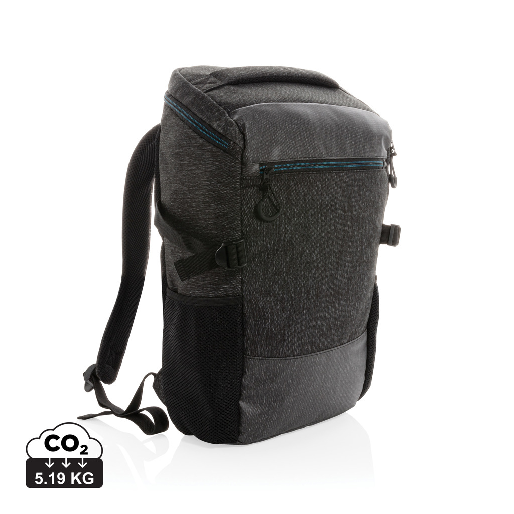 Sac à dos ordinateur 15.6" publicitaire ouverture facile Noir