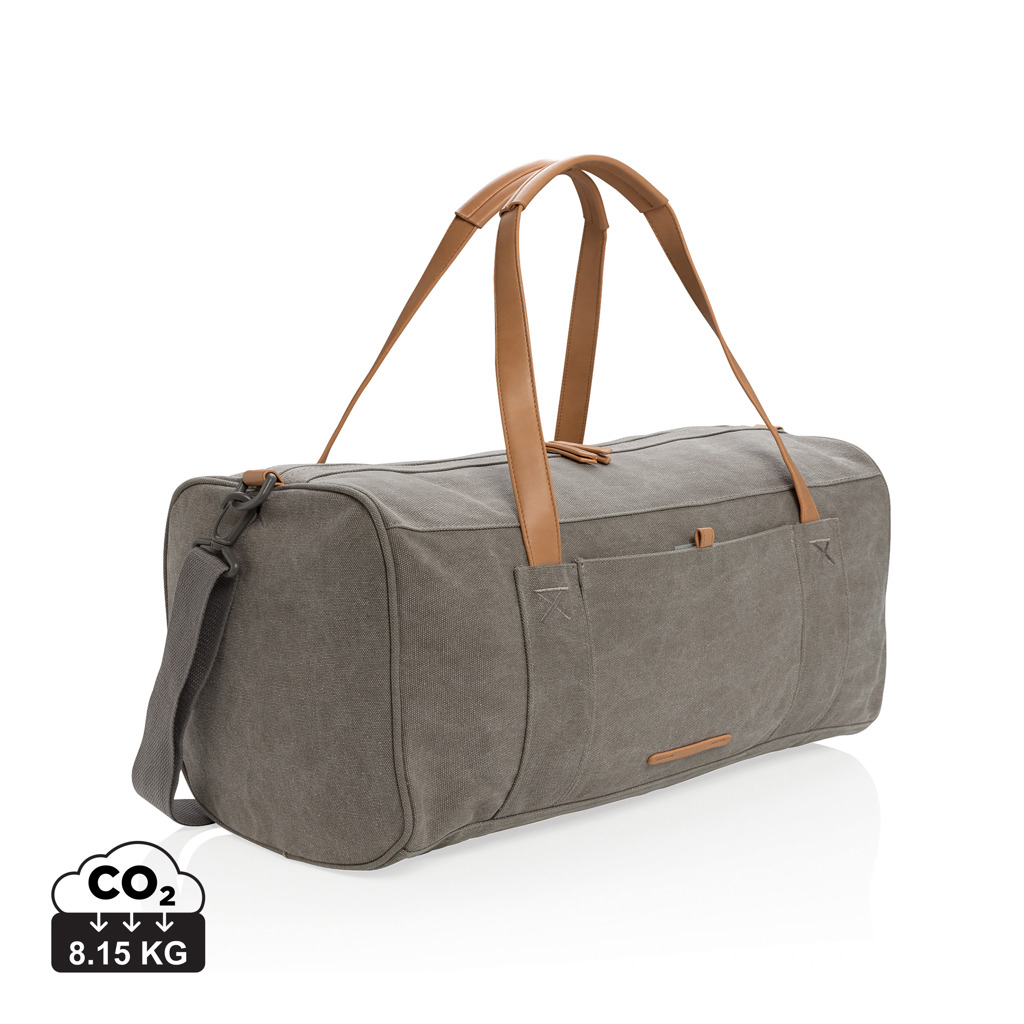 Sac Week end publicitaire en toile Gris