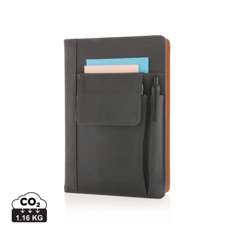 Carnet de notes promotionnel avec pochette pour téléphone