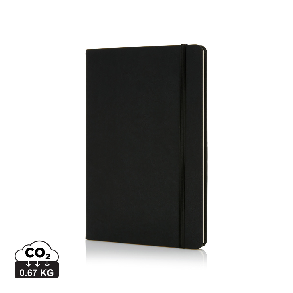 Carnet de notes A5 publicitaire Noir