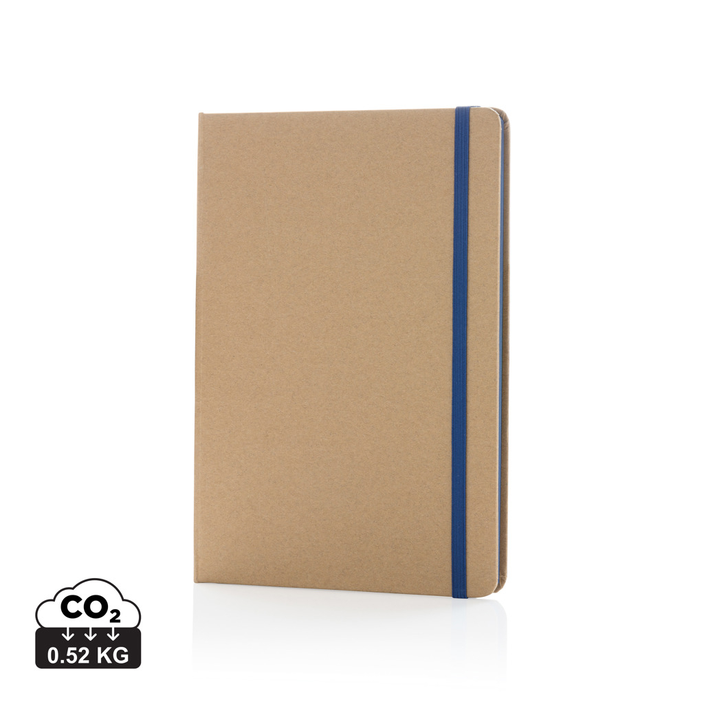 Carnet Kraft publicitaire écologique A5 Bleu