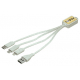 Câble USB en fibre de blé publicitaire - Grain