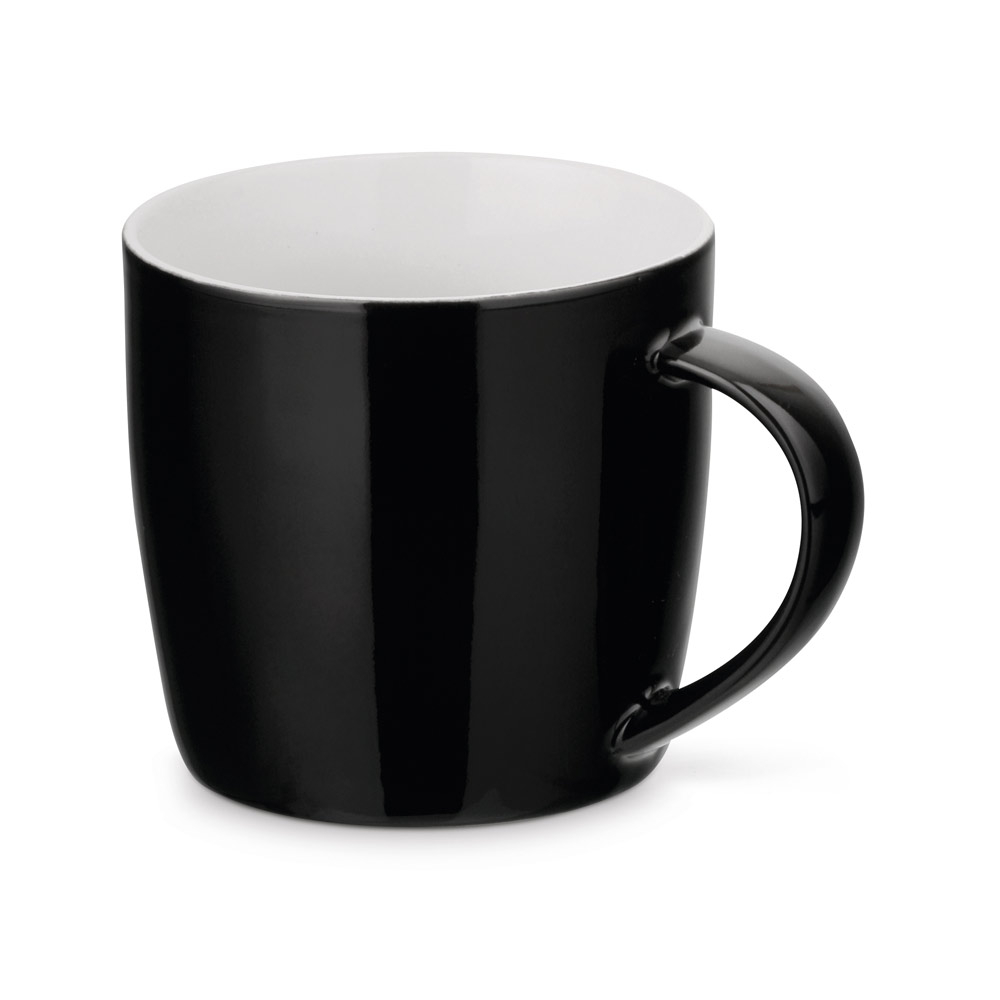 Mug personnalisé publicitaire 370 ml - Comander Noir