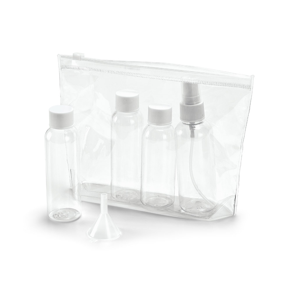 Trousse transparente publicitaire avec accessoires Transparent