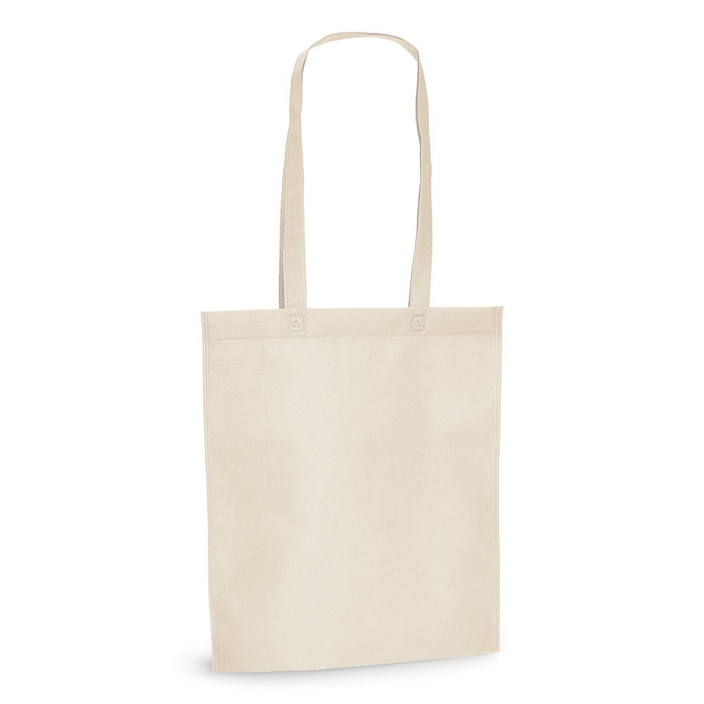 Sac publicitaire non-tissé thermo scellé 80 gr -CANARY Beige