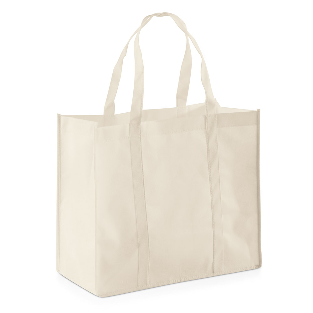 Sac cabas publicitaire non-tissé - SHOPPER Beige