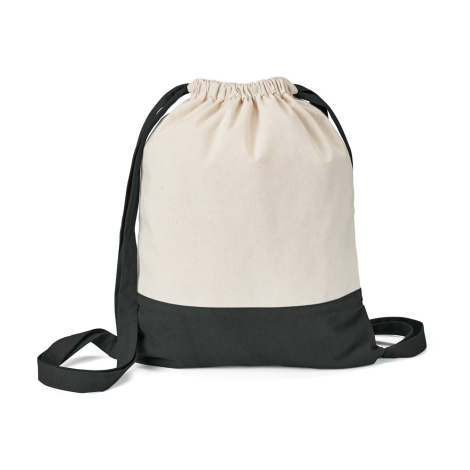 Sac à dos publicitaire à ficelle en coton 180 gr/m²