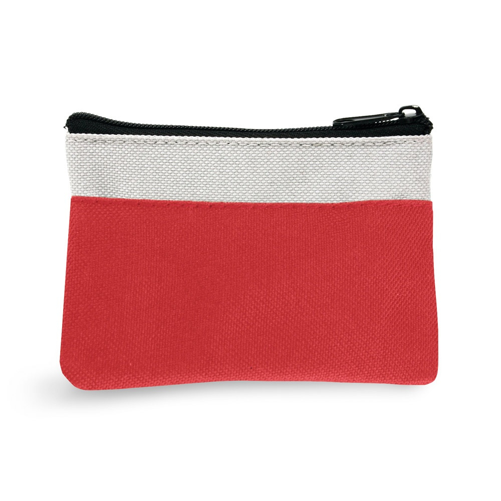 Trousse porte-clés publicitaire Rouge