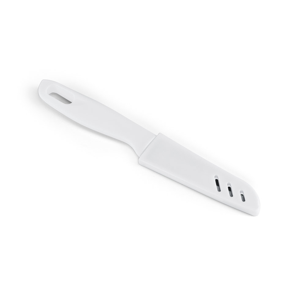 Couteau publicitaire en acier inoxydable Blanc