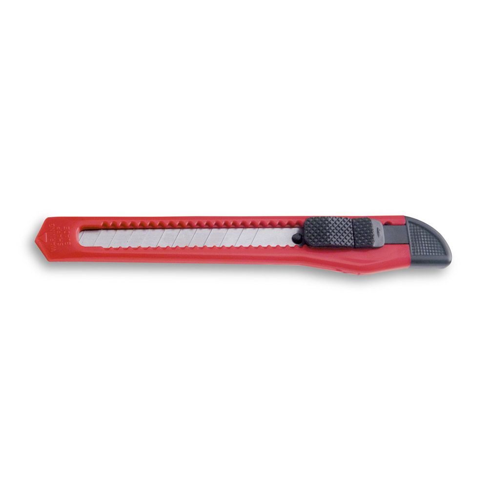 Cutter plastique personnalisable Rouge