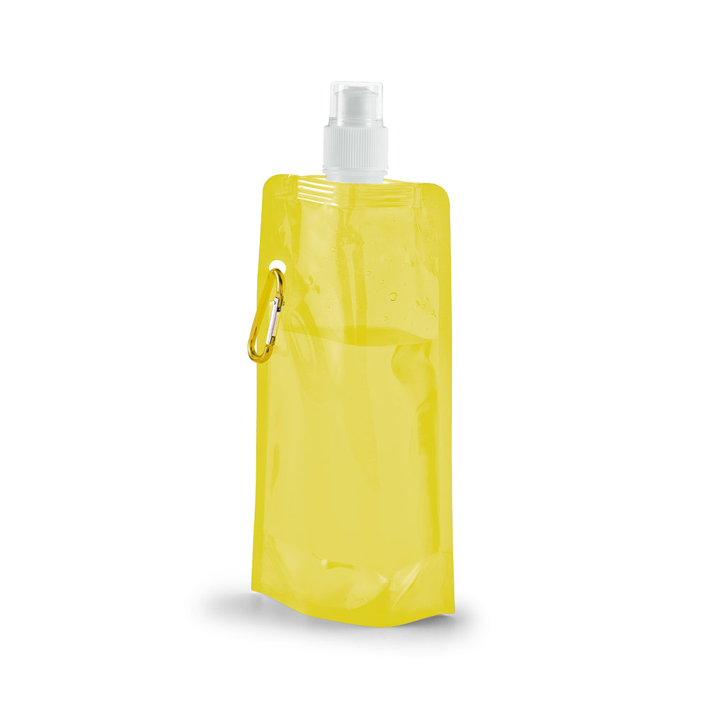 Gourde publicitaire pliable 460 ml Jaune