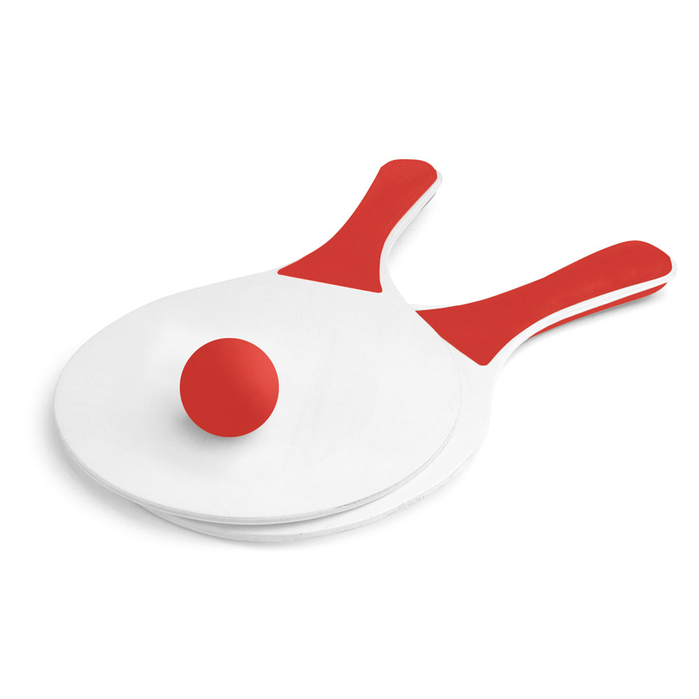 Raquettes de plage promotionnelles Rouge