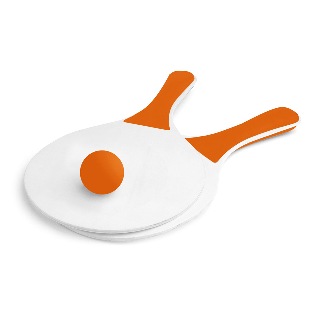 Raquettes de plage promotionnelles Orange