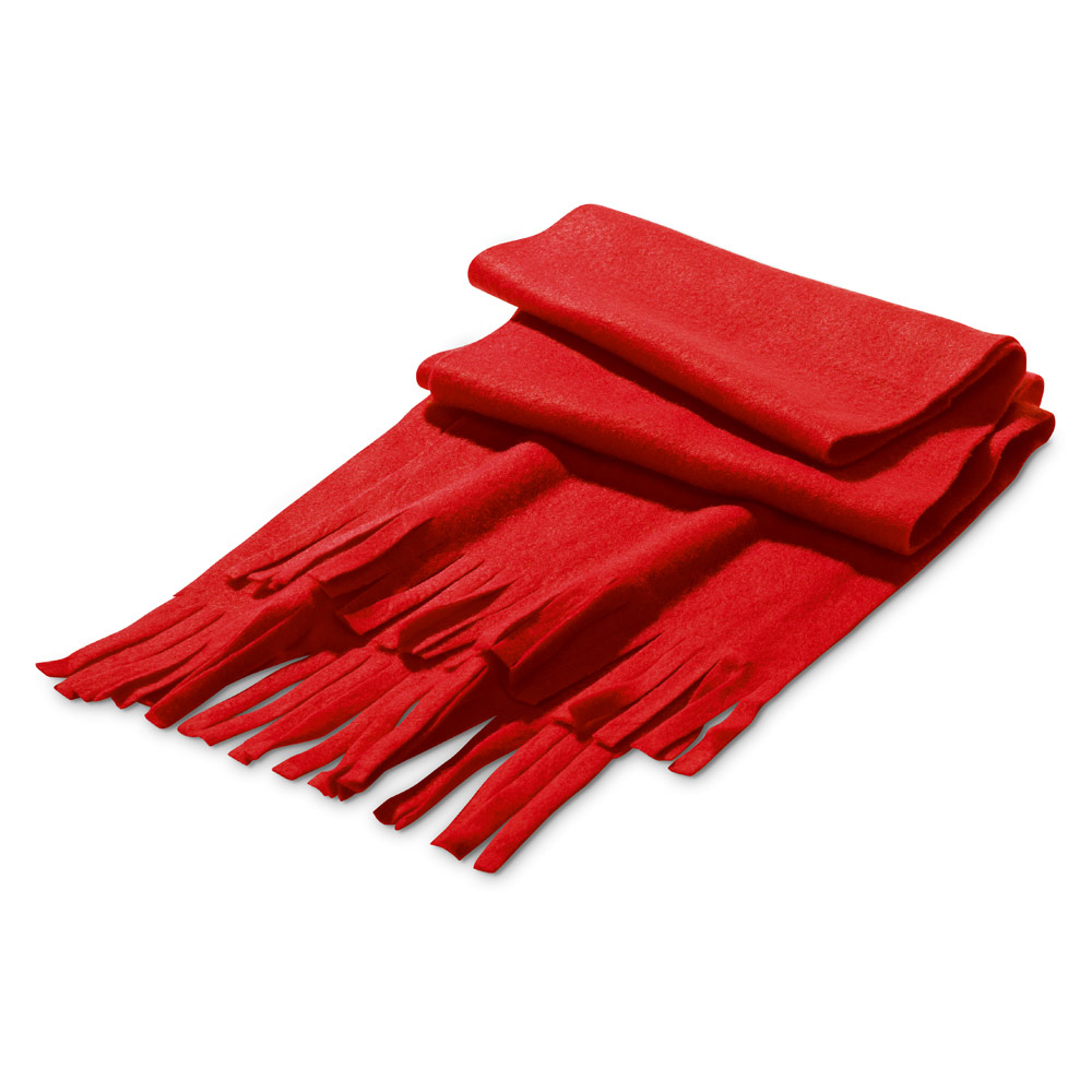Echarpe publicitaire en tissu polaire Rouge