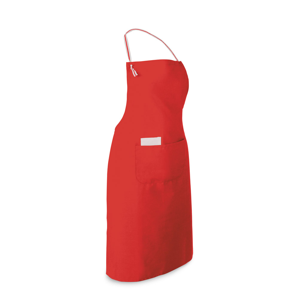 Tablier publicitaire ajustable Rouge