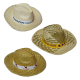 Chapeau publicitaire 100% paille naturelle - BASSIC