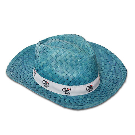 Chapeau de paille personnalisable - BASSIC COLORES