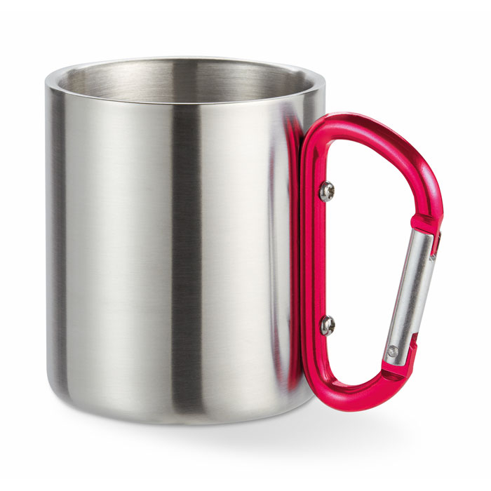 Mug publicitaire en inox 220 ml - TRUMBO Rouge