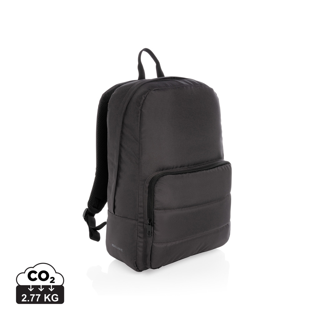 Sac à dos ordinateur 15,6 pouces personnalisé en rPET Noir