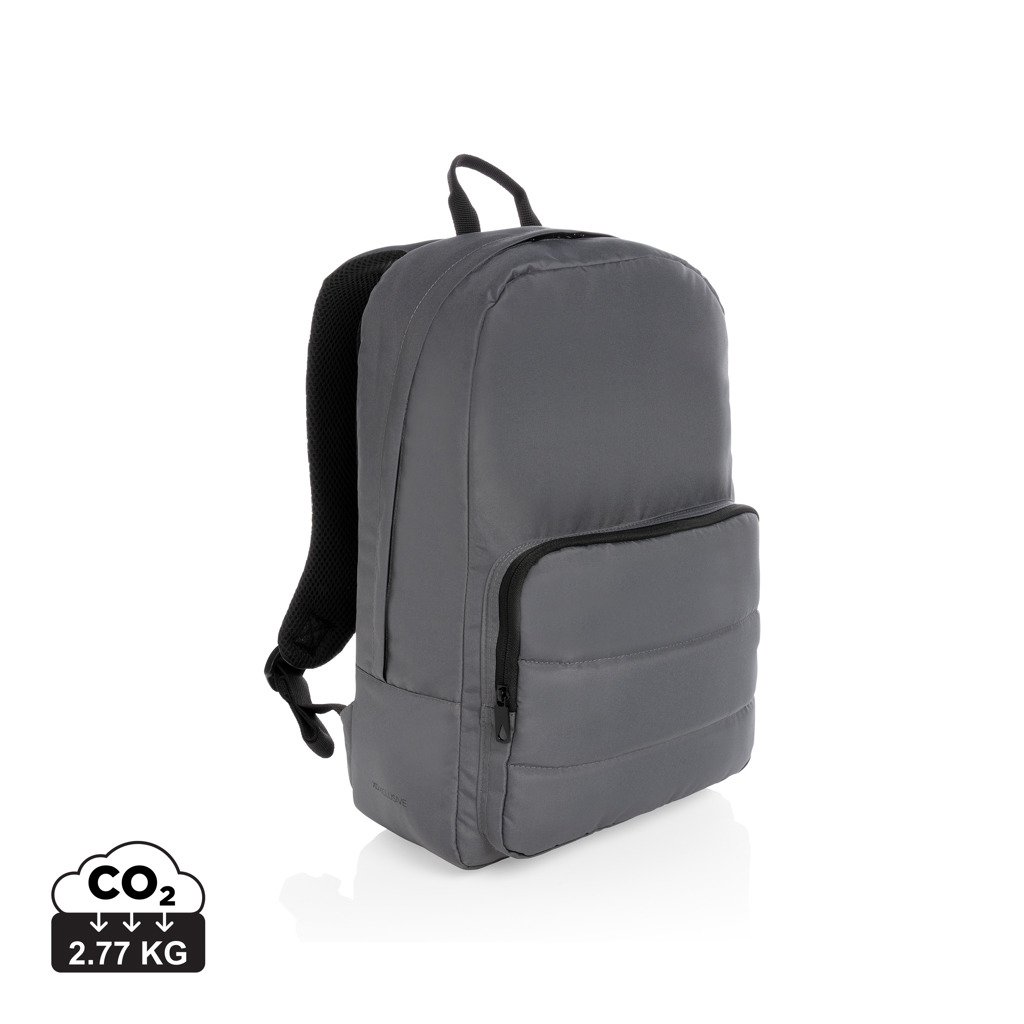 Sac à dos ordinateur 15,6 pouces personnalisé en rPET anthracite