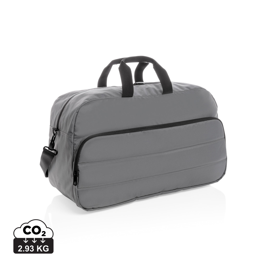 Sac weekend publicitaire Impact en rPET anthracite