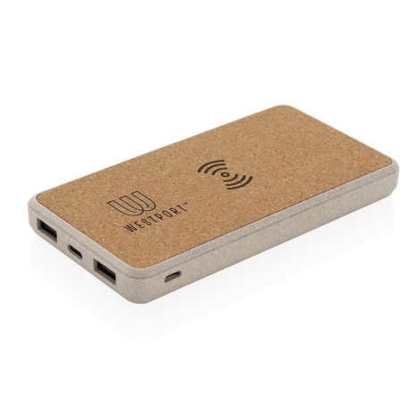 Powerbank publicitaire en fibre de blé 8000 mAh