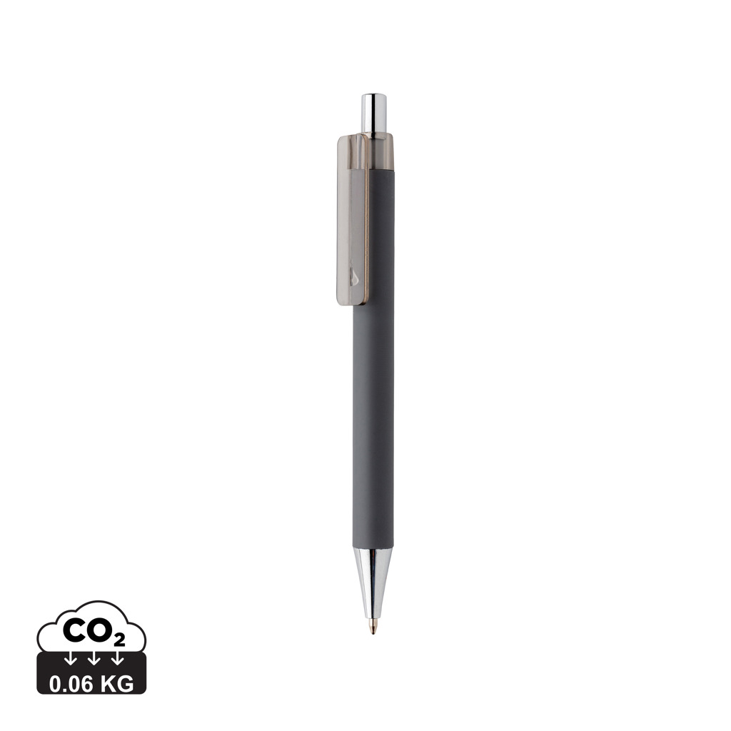 Stylo publicitaire finition gomme X8 Gris