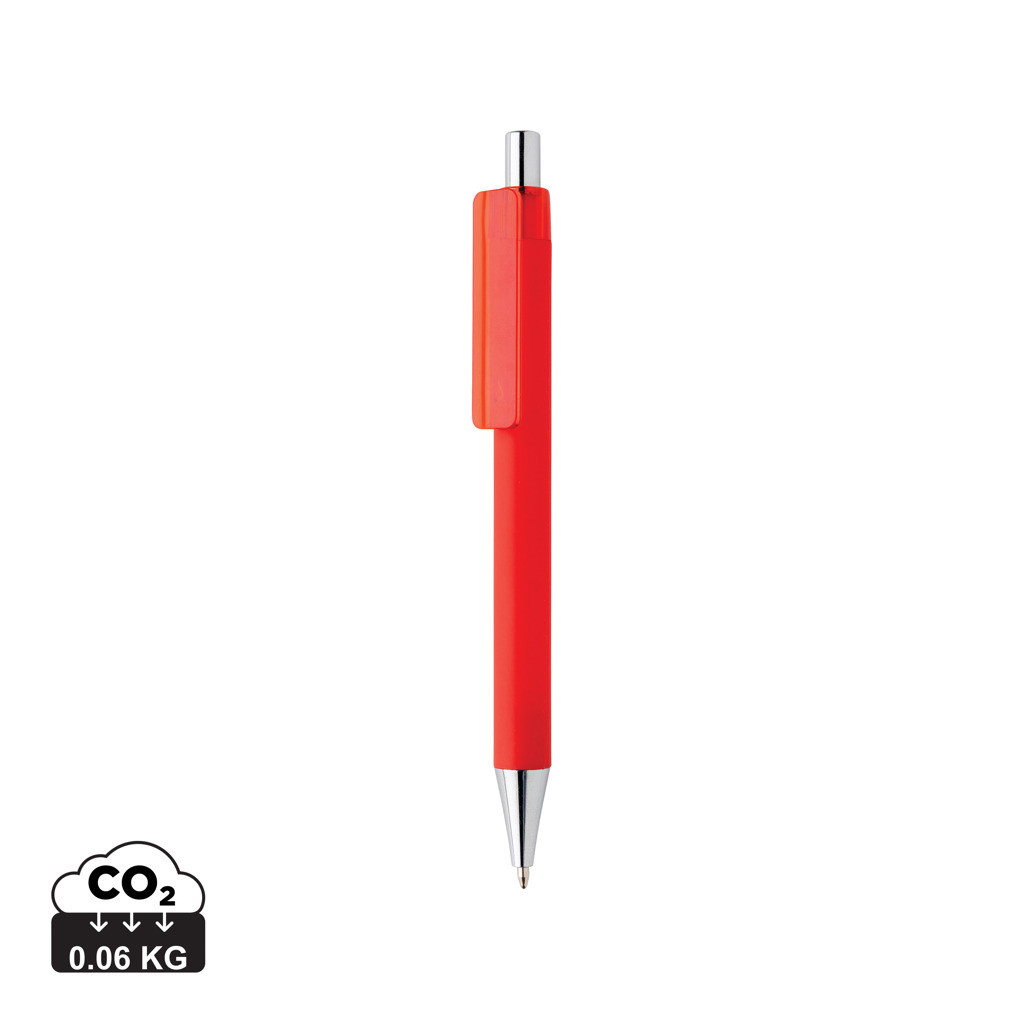 Stylo publicitaire finition gomme X8 Rouge