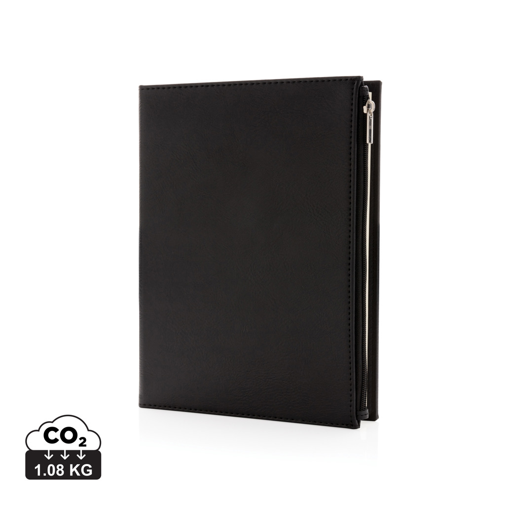 Carnet A5 avec poche personnalisable Swiss Peak Noir