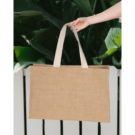 Sac en jute amidonnée personnalisable - Kollam