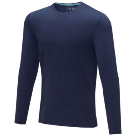 T-shirt coton bio publicitaire manches longues homme 200g PONOKA