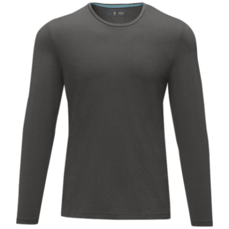 T-shirt coton bio publicitaire manches longues homme 200g PONOKA