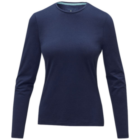 T-shirt coton bio publicitaire manches longues femmes 200g PONOKA