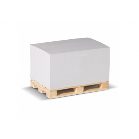Cube papier sur palette personnalisable 12 x 8 cm