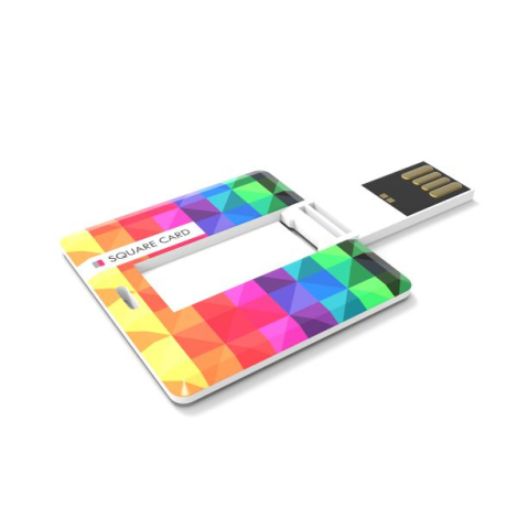 Clé USB publicitaire - SQUARE CARD