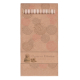 Set 6 ou 12 crayons aquarelle 17,6 cm  - Eco sans vernis