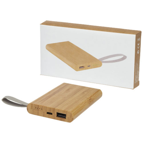 Batterie promotionnelle en bambou 5000 mAh Tulda