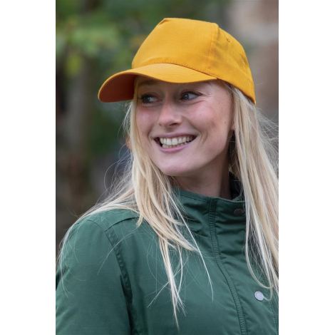 Casquette à personnaliser coton recyclé 5 pans Impact AWARE™