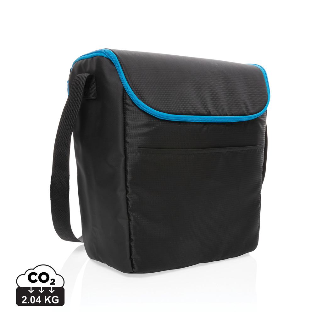 Sac isotherme publicitaire 20 canettes Noir/Bleu