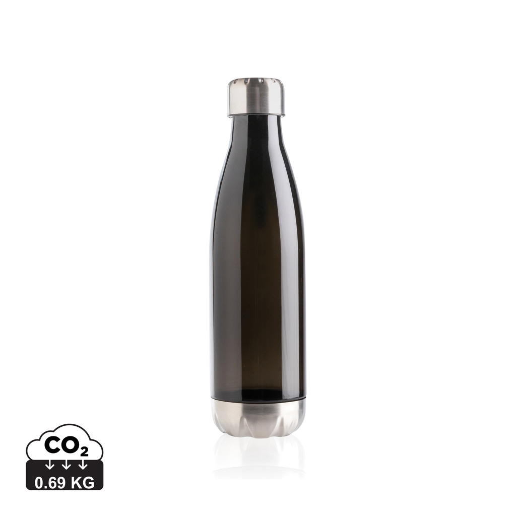 Bouteille d'eau personnalisée étanche 500 ml Noir