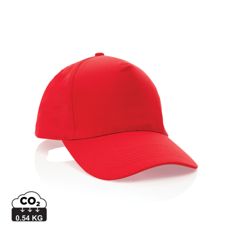 Casquette à personnaliser coton recyclé 5 pans Impact AWARE™